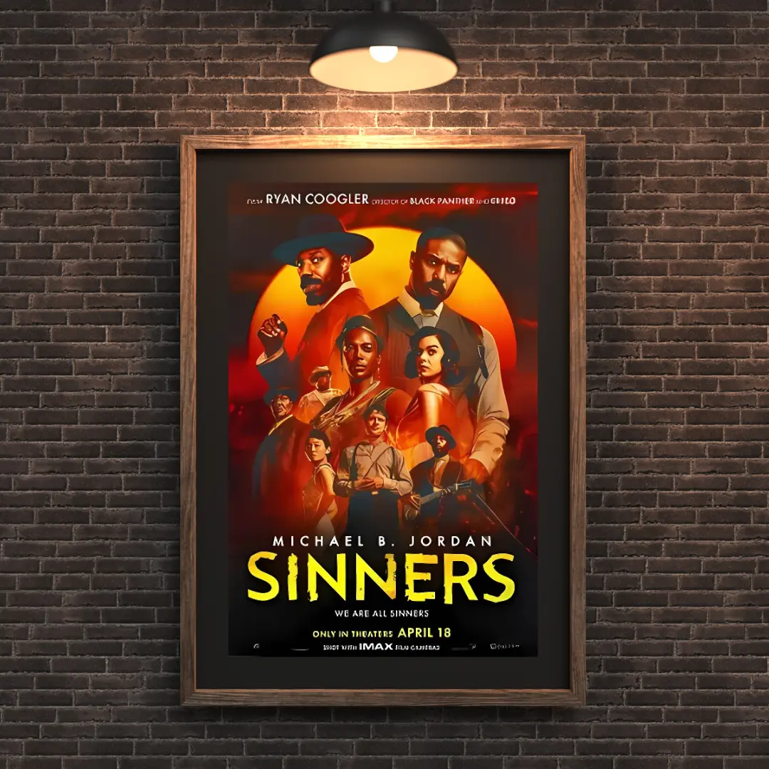 Frameless Sinners Movie Poster 18x24