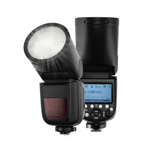 V1C Professional Camera Flash Speedlite for Canon EOS Series 1500D 3000D 5D Mark Lll Ll with 2.4G Wireless 3 Modes TTL M Fluorescent for Wedding Portrait Studio Photography