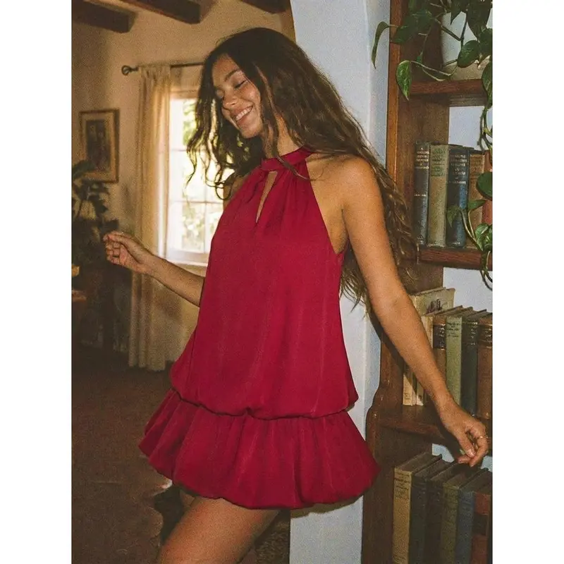 House of cb red satin mini dress - TikTok Shop