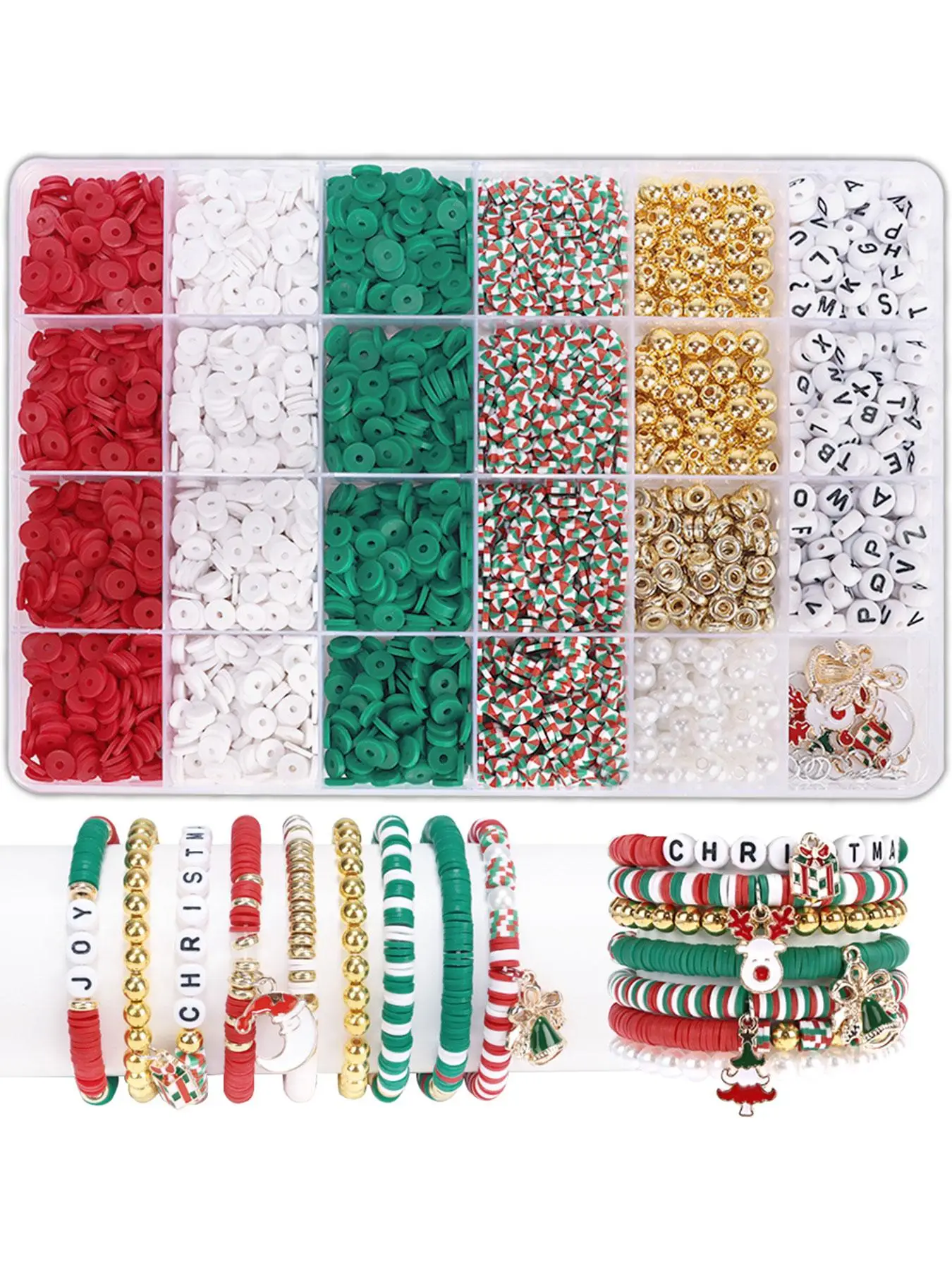 Halloween Themed Beads & Charms, Cute Colorful Beads for Bracelet & Necklace Making, DIY Jewelry Making Supplies for Women & Girls