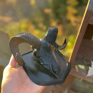 Real Ram Skull Emblem fits 09+ 4th gen Ram tailgate - Also can be universally mounted to any 3rd gen tailgate