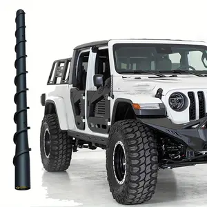 1pc, 7 Inch (17.8cm) Spiral Rubber Antenna, Short Antenna Replacement for 2007-2023 for Jeep Wrangler, American Car Model, No Battery Required, Vehicle Antenna Accessories