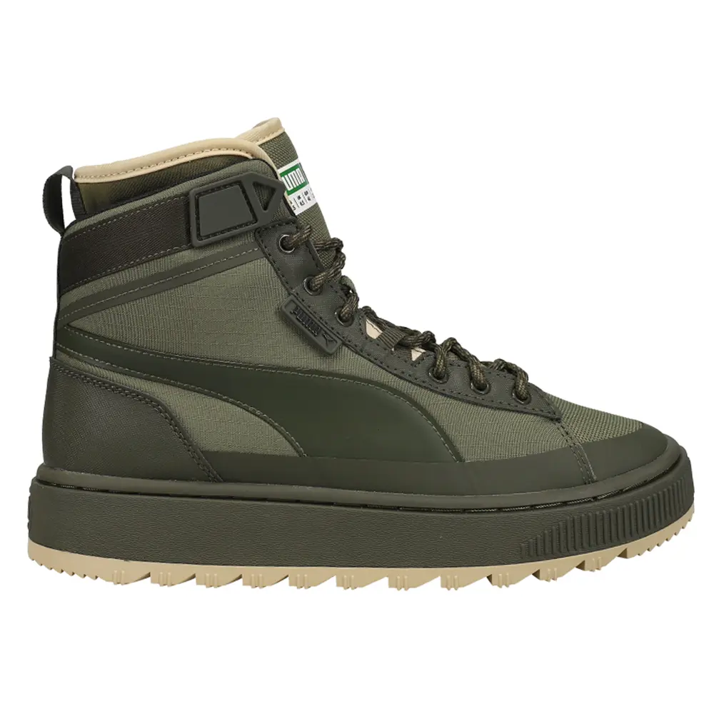 PUMA Mens Suede Winter Mid Lace Up Snow Casual Boots Ankle - Green