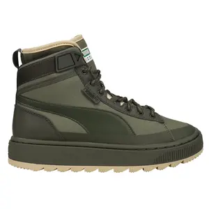 PUMA Mens Suede Winter Mid Lace Up Snow Casual Boots Ankle - Green