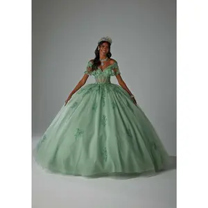 Vizcaya by Morilee Sheer Corset Quince Dress 89445