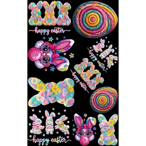 HAPPY EASTER (2) (ADULT/YOUTH) PREMADE GANGSHEET - 22X36 DTF TRANSFERS - DIRECT TO FILM