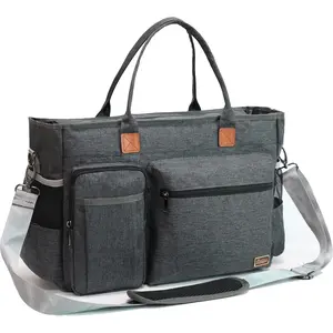 Nurse Tote Bag for Work with Padded 15.6" Laptop Sleeve,  Supplies  Bag for   Care