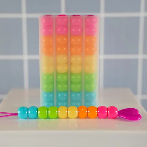 ShampooTime BeadBox Bead Accessories for Hair - Hair Beads - Easy to Add to Hair Beading Colorful