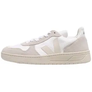 VEJA V-10 Mesh Low-Top Sneakers for Men and Women in Beige Trending Shoes, House White Official Shoes to Get / Maison Mihara Verifiable, with credentials and supporting global authentication