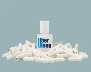 Uber Goop™ White Dishwasher Rack Repair Coating Kit w/130 caps - 1/2 oz