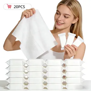 Extra Thick&Large Compressed Towel Tablets – Disposable Face Towels & Washcloths for Travel, Camping & Outdoor Use, 30 Packs Super Absorbent Compressed Towels for Emergency & Everyday Care