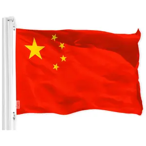 China (Chinese) Flag 150D Printed Polyester 3x5 Ft