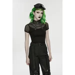 After Dark Fishnet Studded Top