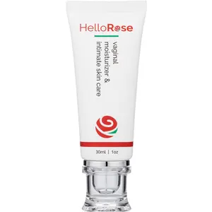 Hello Rose Intimate Moisturizer for Dryness 60 Day Supply - Vegan Cream for Itching, Burning & Redness - Hormone Free, Skin Repair, Smooth