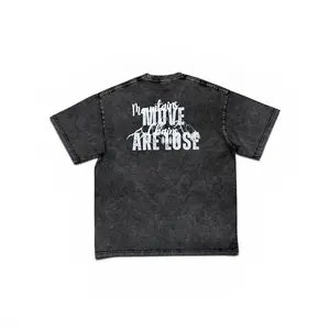M.M Snow Washed Oversized Cotton Tee