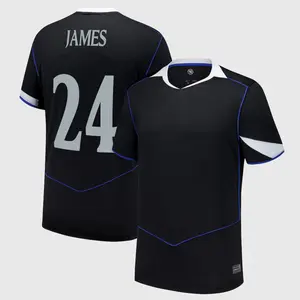 Black Color CHE James 3rd Soccer Jersey, CHE James Black Short Sleeve 3rd Edition Soccer Shirt