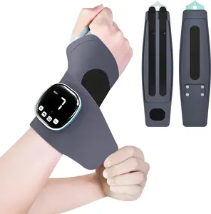 US In Stock New Year Self Care Gift RoundT2 Electric Hand Massager with Heat, Cordless Wrist Heating Pad, TES Muscle Stimulator for Pain Relief Therapy, Adjustable Fit for Daily Use, Sports Recovery & Work Relief, Universal Left & Right