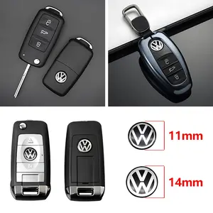 Volkswagen Car Keychain Replacement Emblem, Durable Scratch-Resistant Sticker, Fits Golf Passat Tiguan Jetta Polo Touareg Atlas, Car Key Accessory