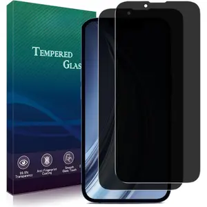 2 Pack  Screen Protector for  13 Pro Max/ 14 Plus 6.7-inch Anti-Spy Private Tempered Glass Film, 9H Hardness, Easy to Install, Bubble Free, Case Friendly