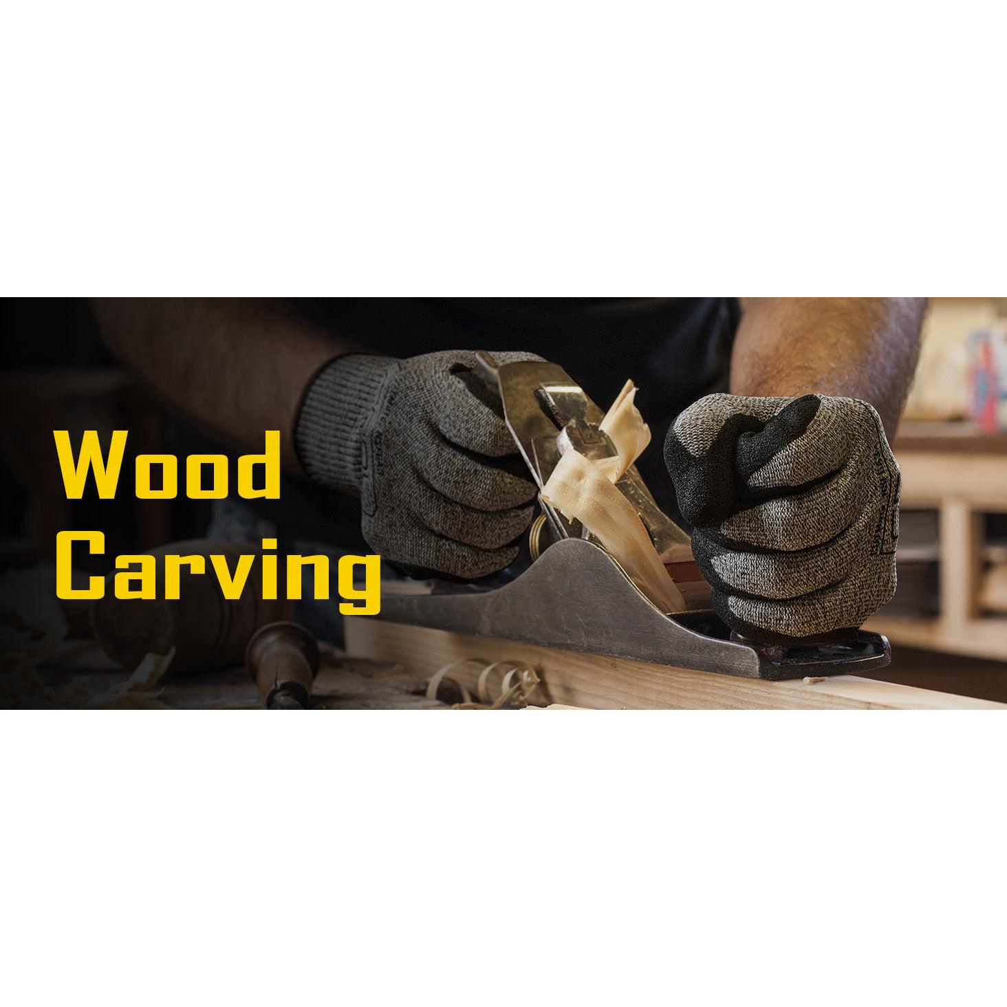 COOLJOB A3 Cut Resistant Safety Work Gloves, Touchscreen, Fishing Gloves(Black)