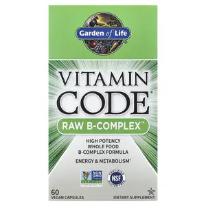 Garden of Life Vitamin Code®, RAW B-Complex™, 60 Vegan Capsules