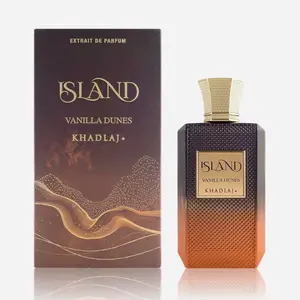 Khadlaj Island Vanilla Dunes for Unisex Extrait de Parfum Spray, 3.4 Ounce