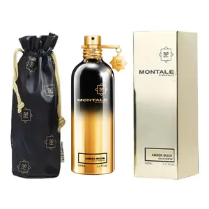 Montale Amber Musk for Unisex Eau de Parfum Spray, 3.4 Ounce