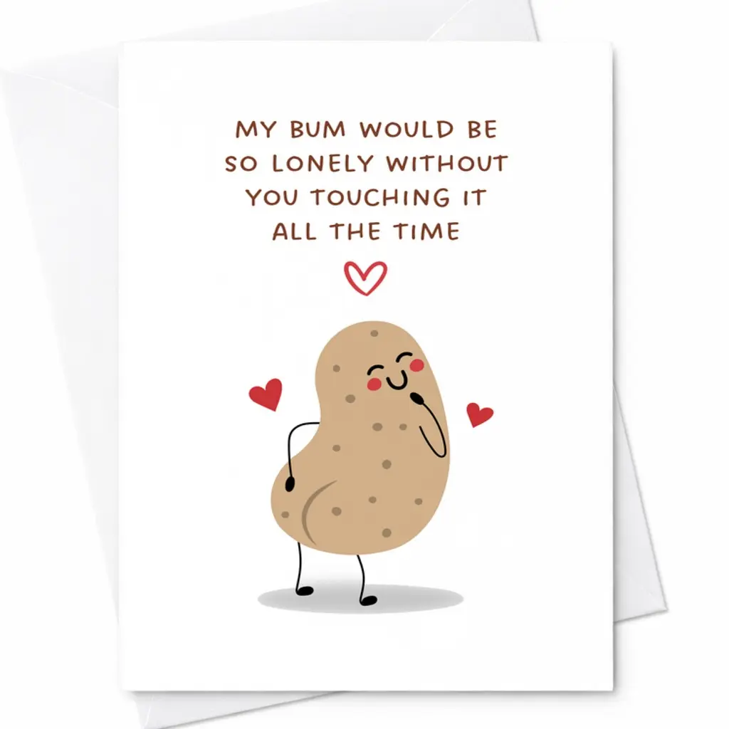 Cheeky Anniversary Card - Funny Rude Card For Him Or Her C-130