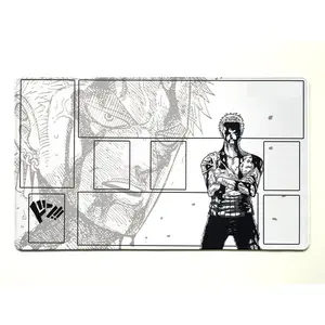 O-P One Piieece Zoro Knight OPCG TCG CCG Mat Cute Duel Playmat Trading Card Game Mat Table Play Pad Mousepad