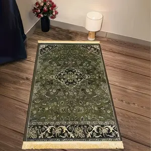 [Soft Non-Slip Mat] Soft Non-Slip Muslim Prayer Mat | Thickened Widened Islamic Style | for Ramadan Home Use