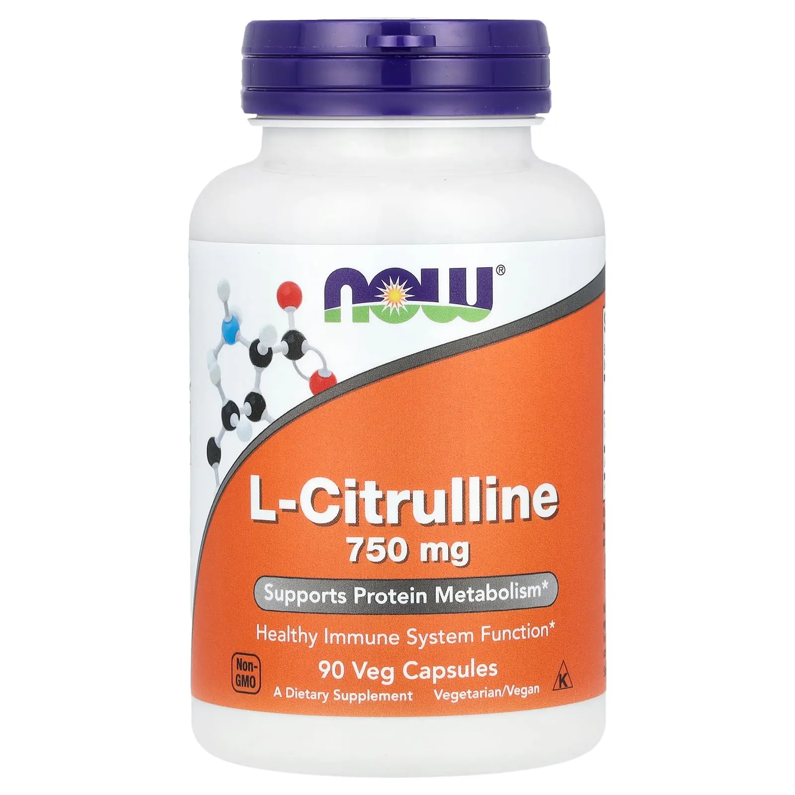 NOW Foods L-Citrulline, 750 mg, 90 Veg Capsules NOW Foods L-Citrulline, 750 mg, 90 Veg Capsules