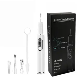 Ultrasonic Dental Cleaner 2.0 | 9M Sonic Wave Teeth Cleaning Kit for Plaque & Tartar Removal   5 Modes with Gum Safety Sensor  IPX6 Waterproof  Rechargeable for Adult Oral Care Perfect for Home Dental Hygiene & Teeth Whitening at Home!