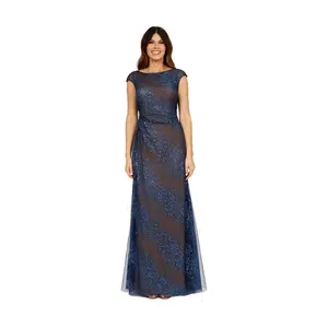 Rene Ruiz Collection Long Glitter Gown