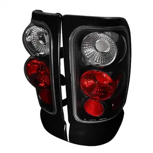 1994-2002 RAM Tail Lights (Matte Black Housing/Clear Lens)