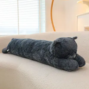 Cute Cartoon Cat Long Animal Pillow for Comfortable Sleep, Leg Clip Pillow for Side Lying Support, Perfect Gift for Birthdays & Holidays