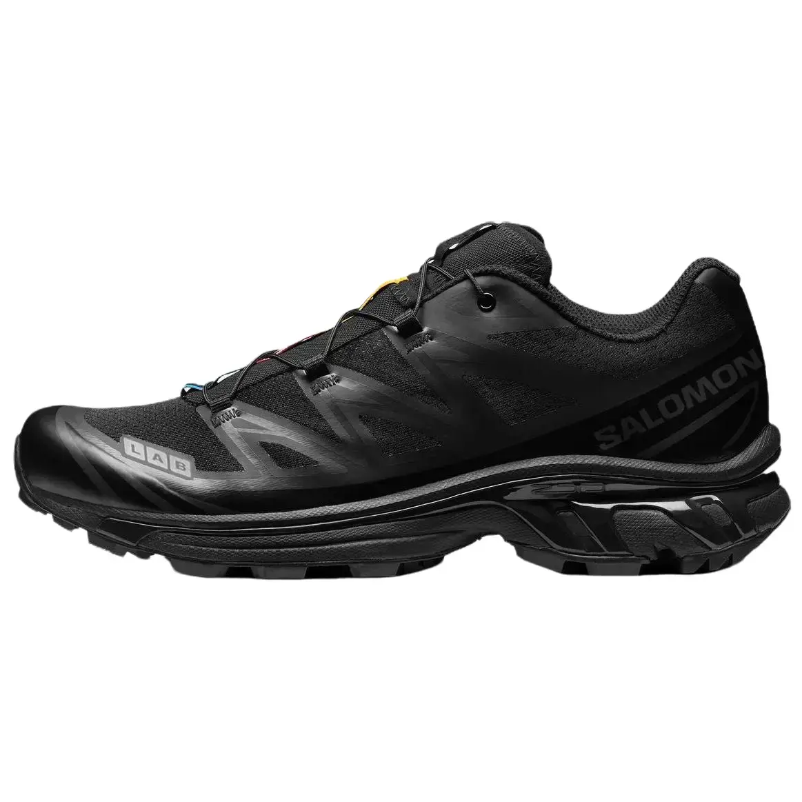 Men's Salomon XT-6 Advanced Trail Runners - Black, Mesh Upper, Technical Design, Advanced Cushioning, Secure Fit, All Terrain Shoes for Outdoor Lifestyle