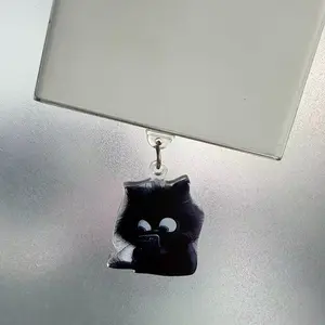 Cute Cat Design Phone Dust Plug, 2D Plane Acrylic Phone Anti Dust Plug, Phone Accessories for iPhone & Type-C Android Charging Port, Cell Phone Charm