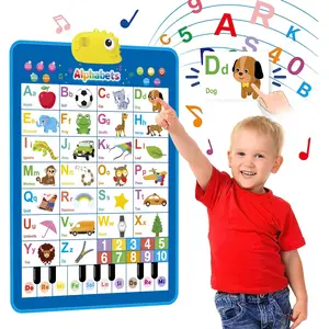 Electronic Alphabet Wall Chart with Numbers and Music for Preschool Children