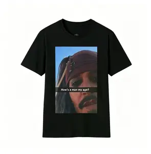 Captain Jack Sparrow Funny Shirt | Pirates of the Caribbean Meme Tee | "Have You Seen My Jar of Dirt" Sarcastic Graphic T-Shirt | Gag Gift Menswear Top