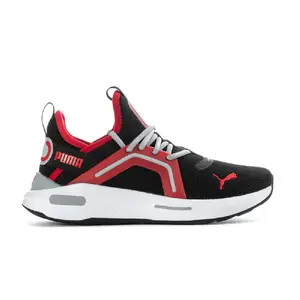 Youth Puma Softride Enzo 5 Jr Puma Black-Gray-Strong Red (401510 05) (GS)