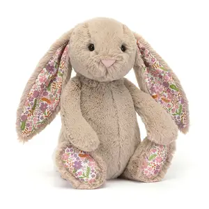 Jellycat Blossom Beige Bunny “Petal” – Rare Floral Collector Plush