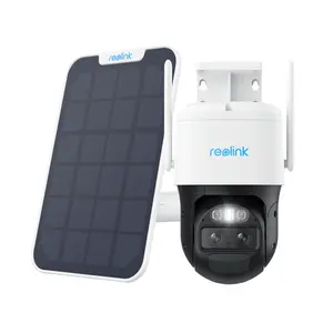 Reolink 4K 8MP Dual-Lens Security Camera Auto-Zoom Tracking Pan 355° Smart Person/Vehicle/Animal Detection IP65 Weatherproof TrackMix 4G LTE Camera