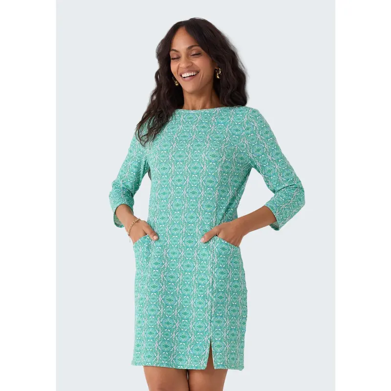white christmas dresses Lake Como Smocked Waist Dress main image 0