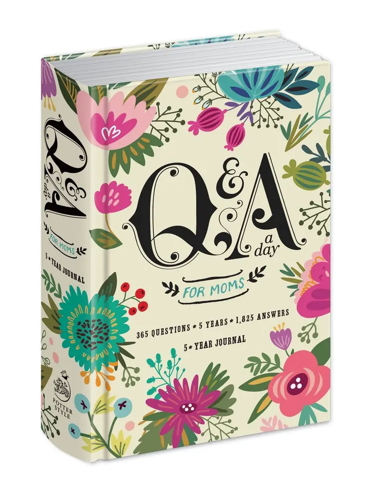 USED Hardcover Book - Q&A a Day for Moms: A 5-Year Journal by Potter Gift (English) - Good Journaling Supplies, Notebook, Fill Blank Stationery Gift