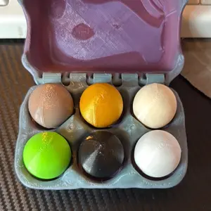 Egg Carton with Egg Clickers