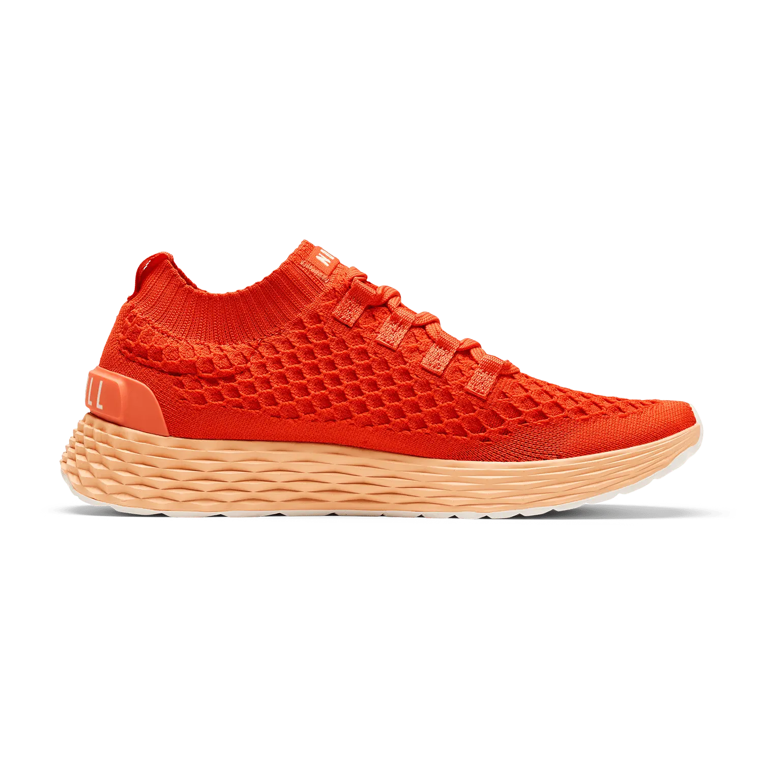 NOBULL Red Sneakers Mens 10.5 / Women\'s 12‎ M Lace Up Perforated Suede Trainers Barefoot Oxford Shoes Women - Laced Nubuck Red - Nefes Shoes main image 3