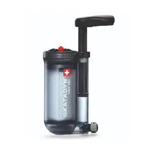 Katadyn Hiker Pro Hand Pump Water Filter for Backpacking, Camping, and Emergency Survival