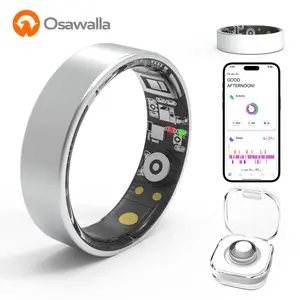 2026 New Smart Ring, Sleep & Heart Rate Monitoring, Waterproof for Swimming, Unisex Couple Style, Compatible with Android & iOS