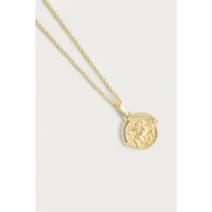 Pegasus Gold Coin Pendant Necklace
