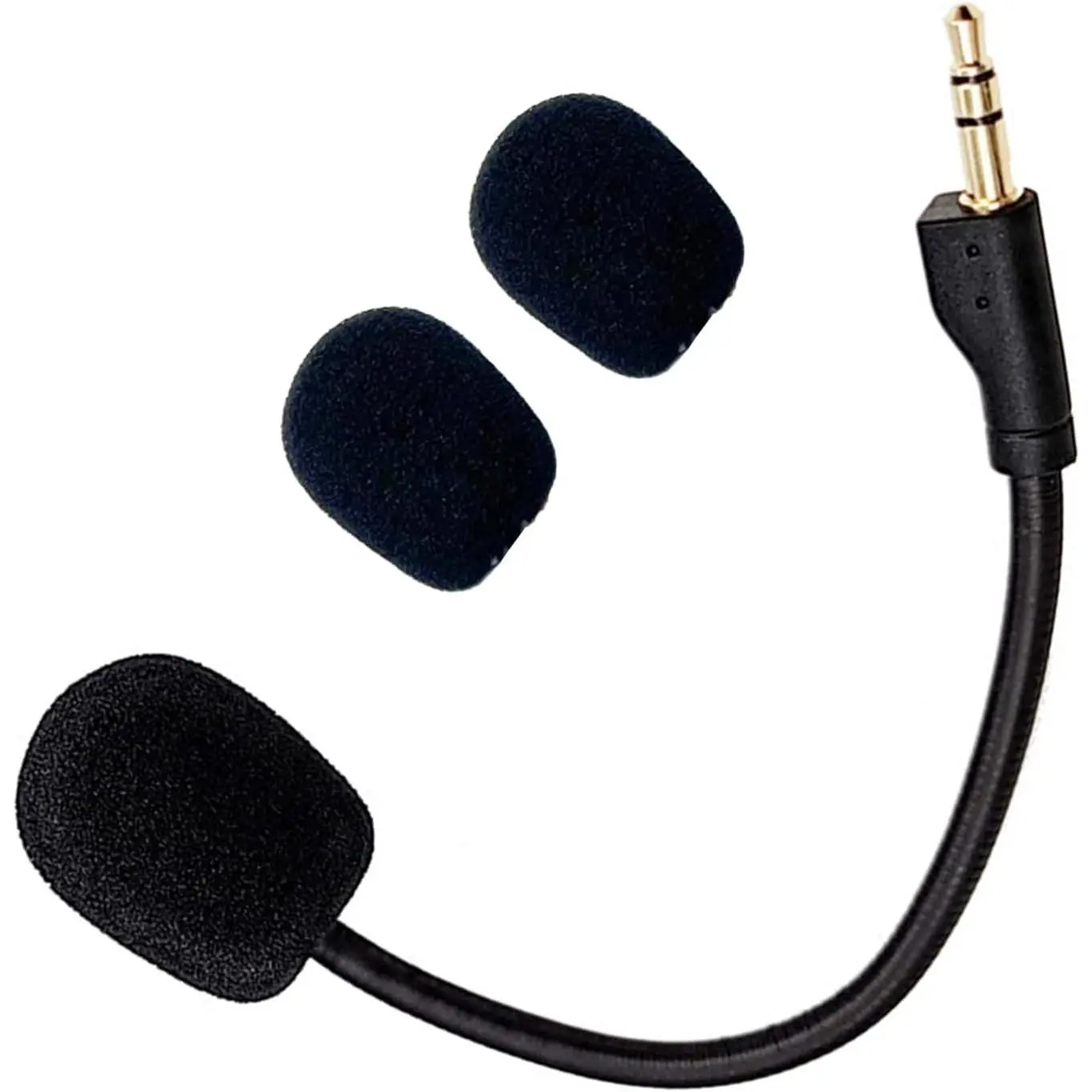 Replacement  Mic Compatible with  PRO X2, G PRO X  and G Pro Wired Gaming Headsets, Detachable Noise Cancelling -Clear  Microphone with 2 count  Cover
